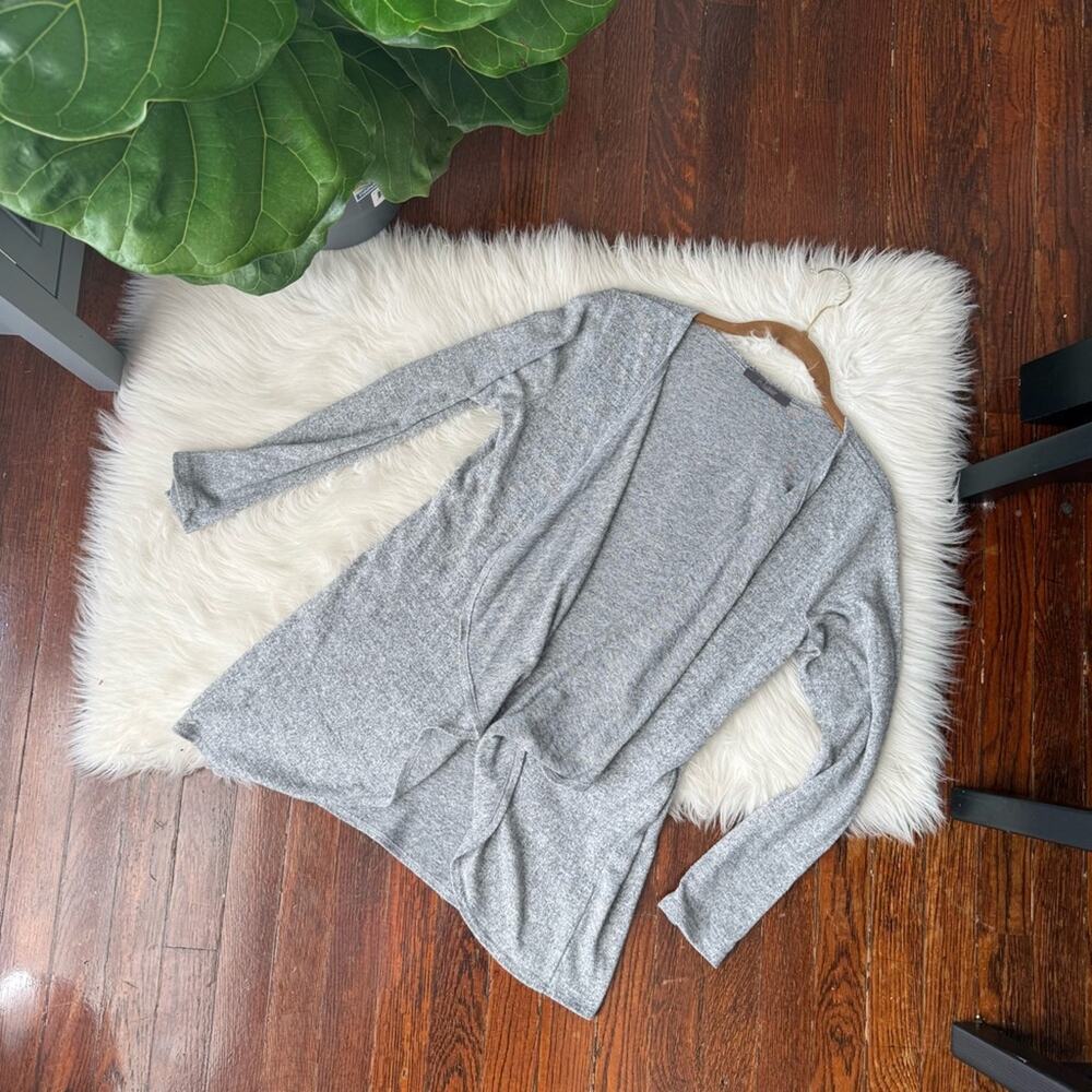 Heather Grey Open Sweater Super soft